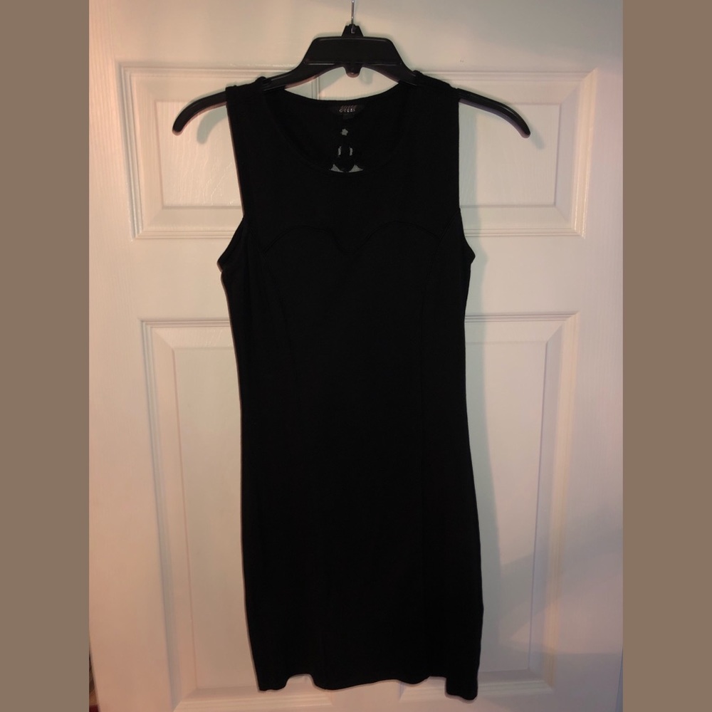 Black Dress with Elegant Lace Detail on the back